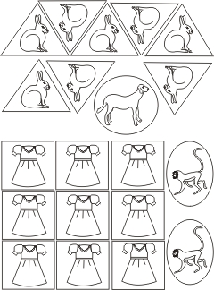 Jocul multimilor. Printeaza, coloreaza, decupeaza jetoane.