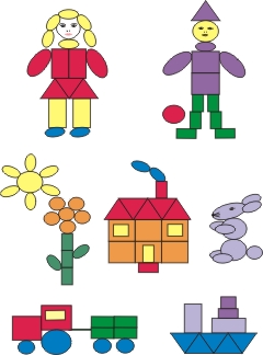 SMILE. Joc din forme geometrice.