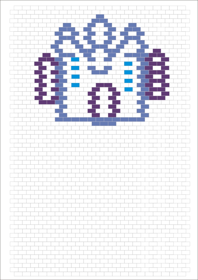 Castel de desenat si de colorat. Castel desenat din forme geometrice. Deseneaza un castel din dreptunghiuri!