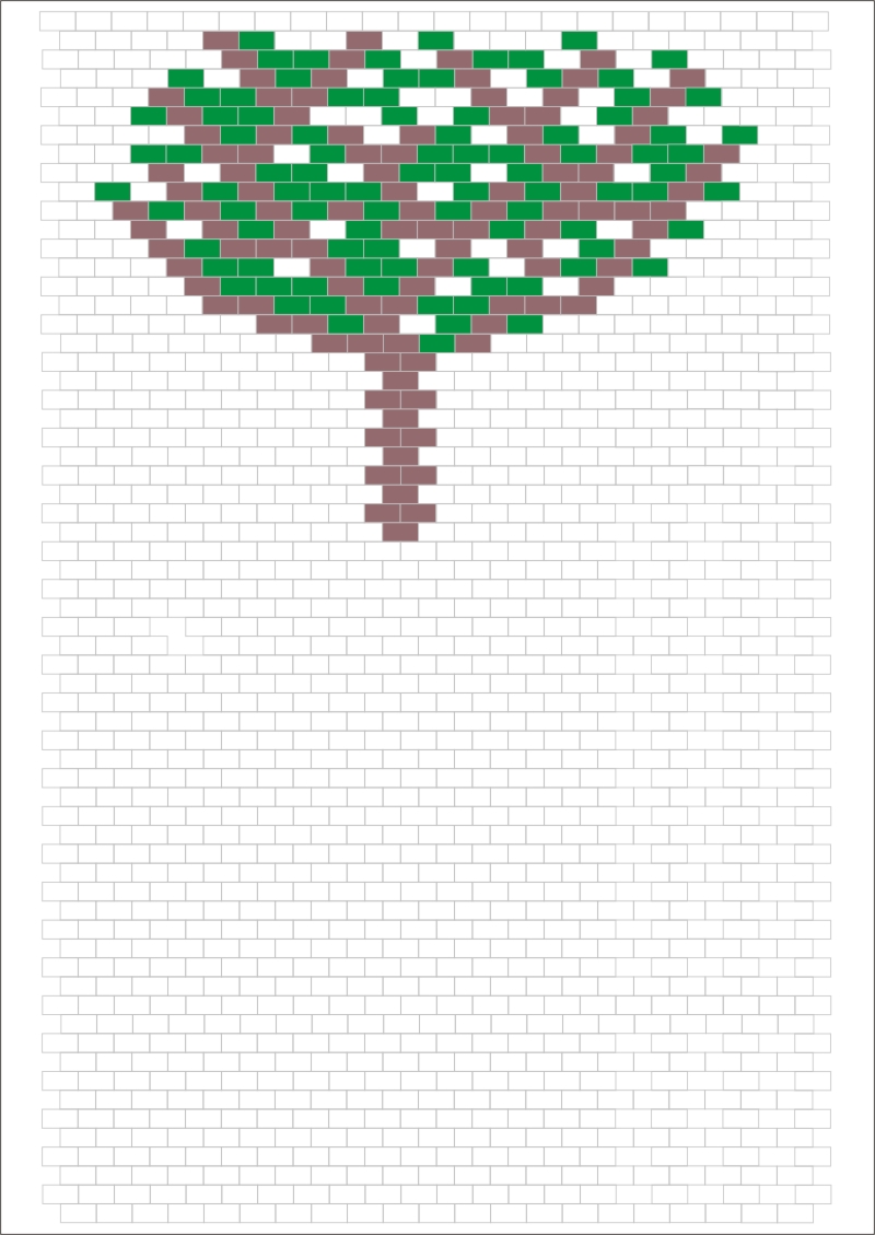 Copac primavara de colorat si de dsenat dupa model. Deseneaza si coloreaza pe forme geometrice!